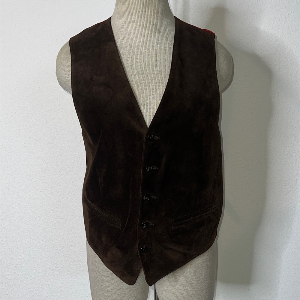 Banana Republic Suede Leather Vest